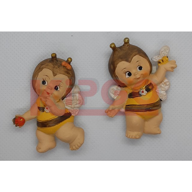 Čebela ploščata magnet