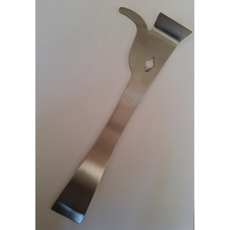 Panjski nož z vzvodom J, inox