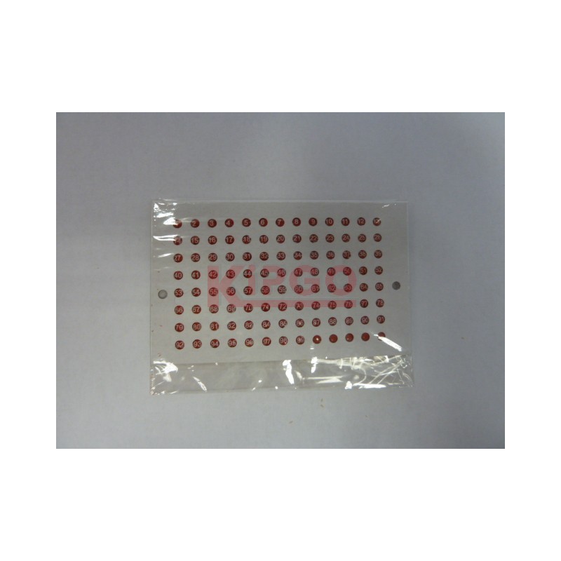 Opalith card with numbers