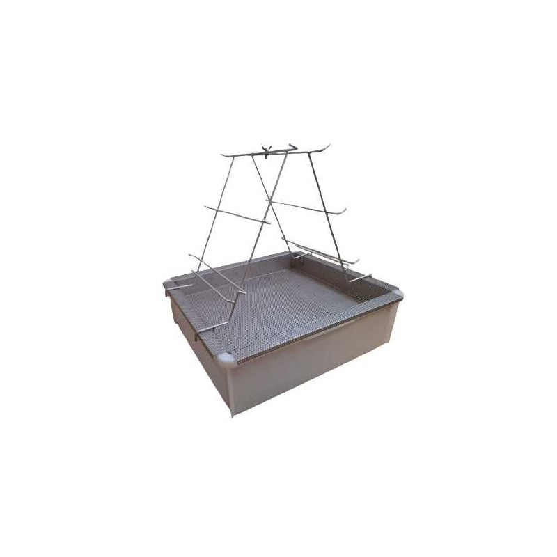 Uncapping tray with uncapping stand