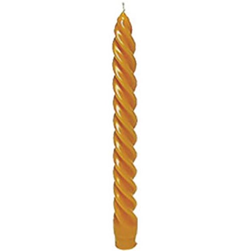 Table candle twisted